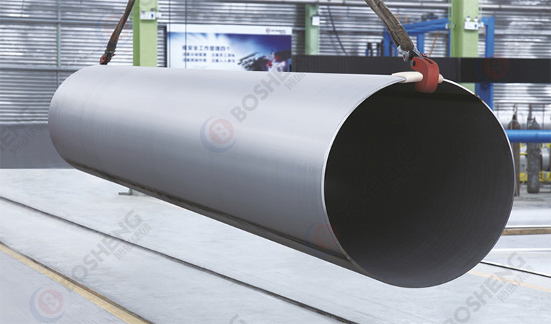 Dual phase stainless steel seamless pipe